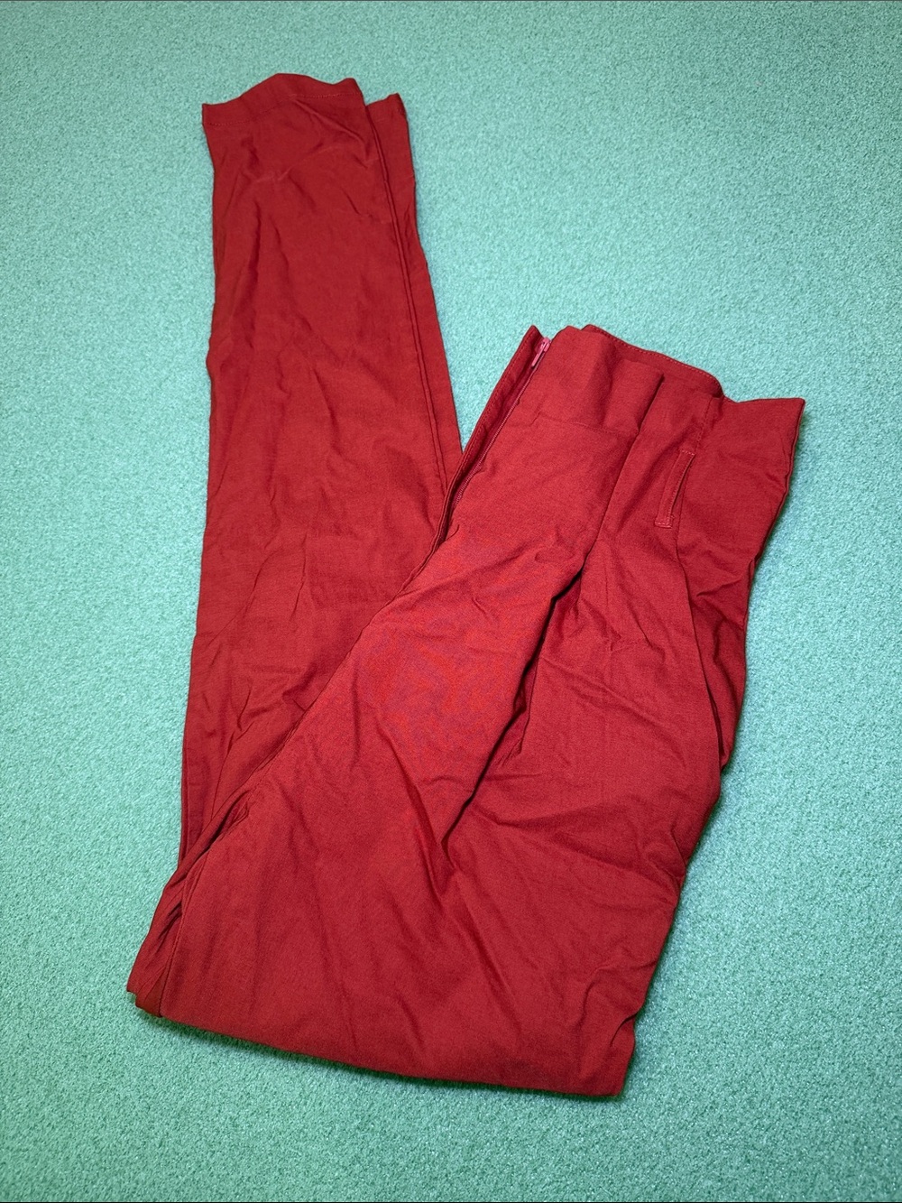 Windsor terracotta skinny pants with belt loops NWT NO BELT size S